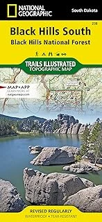 Black Hills National Forest, Southeast, Windcave National Park: Trails Illustrated National Parks ürün görseli 1