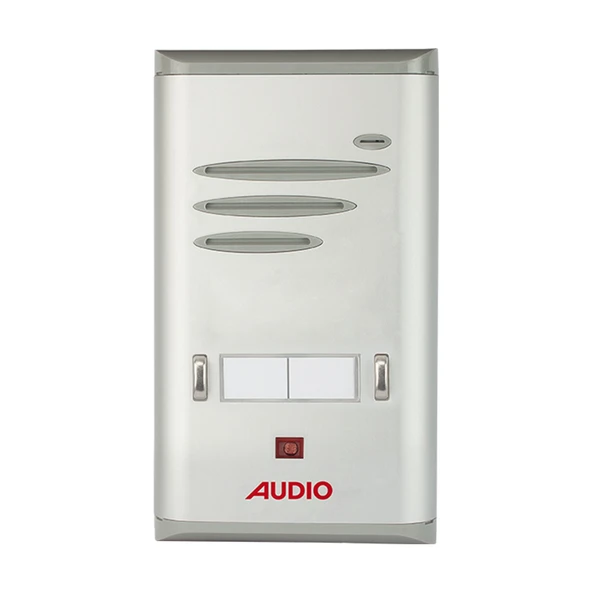 AUDIO 004845 E02 Çift Butonlu Zil Panel 2 Buton Fiyatı ürün görseli 1