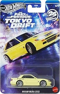 Hızlı Öfkeli Tokyo Drift Araba Nissan Silvia S13 Modeli Döküm Ölçeği 1:64 Uzunluk 7 Cm Jkx09 ürün görseli 1