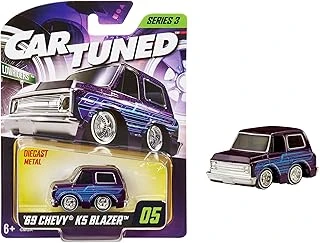 Mga Entertaintment Cartuned S3 1969 Chevy K5 Blazer - Mor Lowrider Araba ürün görseli 1