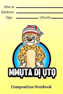 Mmuta Di Uto Igbo-Themed Composition Notebook For Kids ürün görseli 1