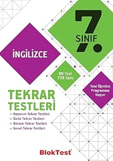 Tudem 7. Sınıf İngilizce Tekrar Testleri (Kapak Değişebilir) ürün görseli 1