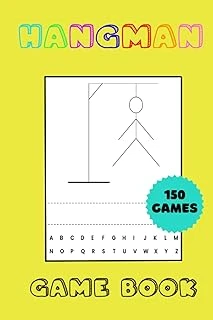 Independently Published Hangman Game Notebook - Perfect Activity Pad For Kids And Adults - 150 Pages Of Fun: 6 X 9 Size To Perfectly In Your Bag Or Pocket ürün görseli 1
