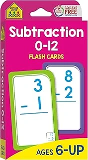 Subtraction 0-12 Flash Cards ürün görseli 1