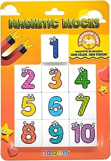 Manyetik Sayı Blokları - Number Blocks - Eğitici Oyuncak Mıknatıslı Blok Sayılar - Çift Taraflı ürün görseli 1