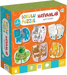 Ca Games Dokulu Hayvanlar 1+ Yaş Çocuklar Için Parçalı Eğitici Eğlenceli Yapboz-Puzzle Serisi ürün görseli 1
