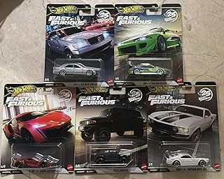 Fast And Furious 25. Yıl Özel Koleksiyon Araba Seti, 5'Li Paket, 3+ Yaş, Model Hnw46 979N ürün görseli 1