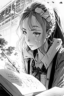 Independently Published Diary For Adults Or Teenagers Manga Cover - 100 Pages ürün görseli 1