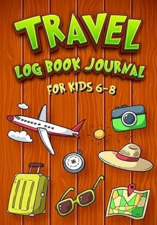 Independently Published Log Book Journal For Kids 6-8: Vacation Diary For Boys And Girls With Funny Prompts To Document Your Holidays & Adventures. ürün görseli 1
