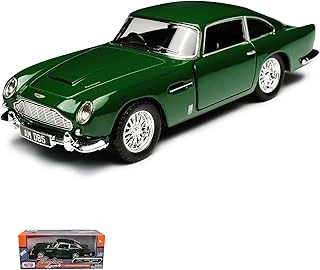 Oyuncak Diecast Metal Aston Marti̇n Db5 Model Araba Kutulu Koleksiyonluk Figür 1:24 Ölçek Bej Yeşil Renk (Yeşil) ürün görseli 1