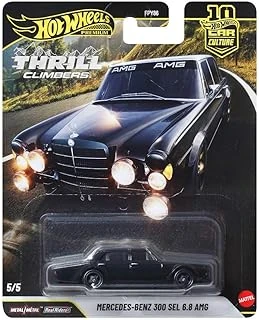 Mercedes-Benz 300 Sel 6.8 Amg Araba Kültür Aracı, Yüksek Kaliteli Oyuncak Araba, 1:64 Ölçeğinde, Real Riders Lastikleri Metal/Metal Gövde Şasi, Jkf20 ürün görseli 1
