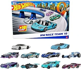 Oyuncak Arabalar, 10'Lu Yarış Arabası Paketi, 1:64 Ölçekli Corvette, Lamborghini, Mclaren Originals Içerir (Amazon'A Özel) ürün görseli 1