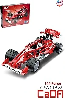 Cada Çek Bırak F1 Yarış Arabası 144 Parça Araba Yapım Seti Blok Araba -Ffc52016W-144P ürün görseli 1