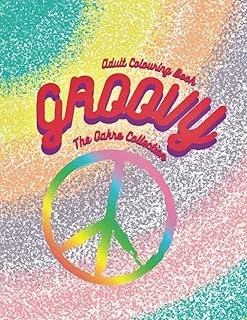 Independently Published Adult Colouring Book, Groovy: The Oakre Collection, 8.5 X 11 Inch, 20 Quality Pieces. ürün görseli 1