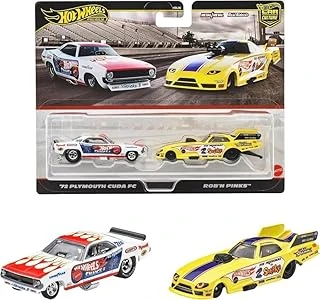 1:64 Car Culture 2'Li Paket 72 Plymouth Cuda Fc - Rob'N Pinks Jbl01 ürün görseli 1