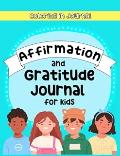 Independently Published Affirmation And Gratitude Journal For Kids (Coloring In Journal): 100 Pages Of Creative And Stimulating Prompts And Illustrations To Increase ... And Mindfulness For Children ürün görseli 1