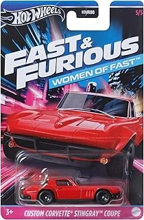 Auto Custom Corvette Stinggrey Coupe - Fast And Frious Kadınlar - Model Döküm Ölçeği 1:64 - Uzunluk 7 Cm, Hrw40 ürün görseli 1
