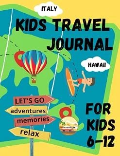 Independently Published Kids Journal For 6-12: Writing Prompts For Documenting Vacations And Travels For Boys And Girls +140 Pages ürün görseli 1