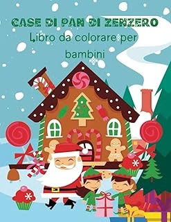 Independently Published Case Di Pan Di Zenzero Libro Da Colorare Per Bambini: Disegni Di Case Di Natale Da Colorare Per Bambini Con Case Di Pan Di Zenzero, Biscotti E ... E Rallegrare Le Vacanze. (It ürün görseli 1