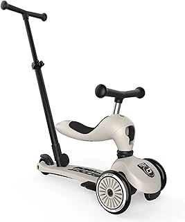 Scoot & Ride Highwaykick 1 Push And Go Kickboard Oturaklı Çocuk Scooter'I, 2'Si 1 Arada Direksiyonlu Denge Bisikleti, 1 2 Yaşından Itibaren, Yüksekliği Ayarlanabilir, Aletsiz ürün görseli 1