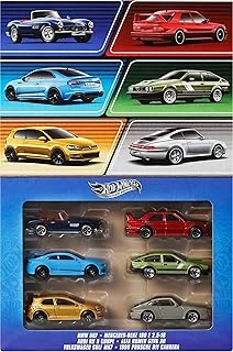 1:64 Ölçekli Metal Oyuncak Arabalar, Özel Süslemelere Sahip 6'Lı Avrupa Aracı Seti (Stiller Çeşitlilik Gösterebilir), Jby79 ürün görseli 1