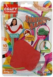 3604 Crafy Streç Oyun Kumu Kırmızı 200 G -Sunman ürün görseli 1