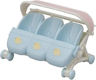 Sylvanian Families Üçüz Bebek Arabası ürün görseli 1