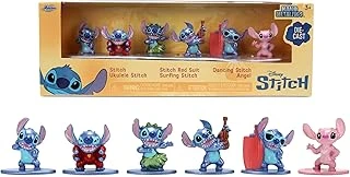 Jada 6 X Figürler Metal Stitch 4 Cm Diorama Farklı Pozisyonlarda Dikiş + Melek Mini Koleksiyonu Lilo & Stitch 8 Yaş (201105003) ürün görseli 1