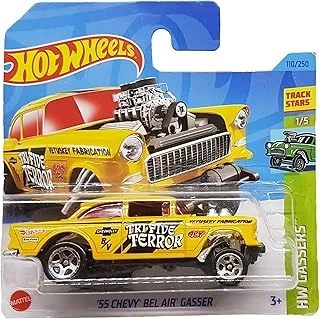 - ´55 Chevy Bel Air Gasser - Hw Gassers 1/5 - Hkh61 - Short Card - Track Stars - Firestone - Gm - 2023 - 1:64 ürün görseli 1
