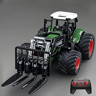 Oyuncak 2.4Ghz Uzaktan Kumandalı 1:24 Ölçek Şarjlı Rc Traktör Forklift Aparatlı - Oyuncak Kepçe Traktör (Forklift Aparatlı) ürün görseli 1