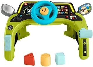 Fisher-Price Eğlen Öğren İlk Arabam Fisher-Price Eğlen Öğren Bebek Yürüme Çağındaki Çocuklar Için Birden Fazla Dil Desteğine Sahip Eğitici İlk Arabam Aktivite Merkezi Hyr91 ürün görseli 1