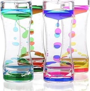 Yenigeldi Baloncuklu Zaman Saati, Sıvı Kum Saati,Lav Lambası Kum Saati,Su Baloncuğuduyusal Oyuncak, Fidget Toy, ürün görseli 1