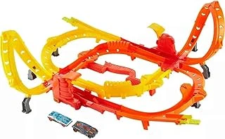 Ones Turbo Oyun Parkuru, 1:64 Ölçekli 2 Araç Kolayca Birleştirilebilen Pistle Başa Baş Yarış Akrobasi, Jfh35 ürün görseli 1