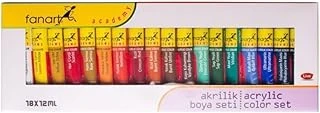 Fanart 2000.S18 Academy Akri̇li̇k Boya Seti̇ 18X12Ml ürün görseli 1