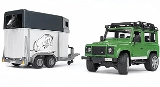 Bruder - Land Rover Arazi Aracı & At Nakil Aracı Ölçekli Model ürün görseli 1
