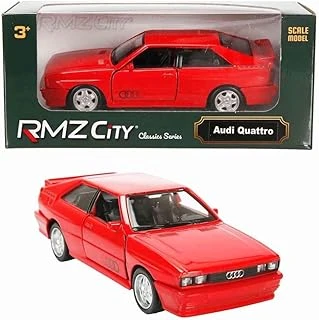 1:32 Alman Klasikleri Serisi Die Cast Çek Bırak Model Araba - Kırmızı Audi Quattro ürün görseli 1