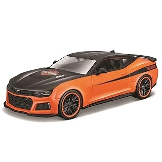 Maisto 1:24 H-D Custom - 2017 Chevrolet Camaro Zl1,Black/Orange ürün görseli 1