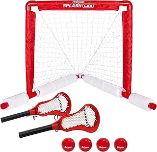 Gosports Lakros Yüzen Havuz Oyun Seti - Havuz Lakros Kalesi, 2 Su Lakros Çubuğu 4 Yumuşak Kauçuk Top İçerir Kırmızı ürün görseli 1