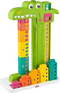 Fisher-Price Matematikçi Timsah Fisher-Price Matematikçi Timsah, Okul Öncesi Çağdaki Çocuklar Için Eğitici Oyuncak Üst Üste Dizilebilir 10 Blok Jct13 ürün görseli 1