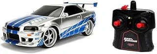 Jada Hızlı Öfkeli Uzaktan Kumandalı Araba - Nissan Skyline Gtr, 1:16 Ölçek, Yüksek Hız Performans, Fast & Furious Rc Araba Modeli 206007 ürün görseli 1