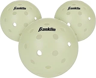 Franklin Sports Karanlıkta Parlayan Pickleball Topları, 3'Lü Paket ürün görseli 1