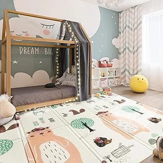 Mooiebaby'S Lovely Jungle Katlanabilir Oyun Matı Oyun Halısı 150 X 180 X 1 Cm ürün görseli 1