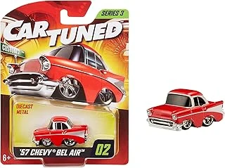 Mga Entertaintment Cartuned S3 1957 Chevy Bel Air - Kırmızı Custom Araba ürün görseli 1