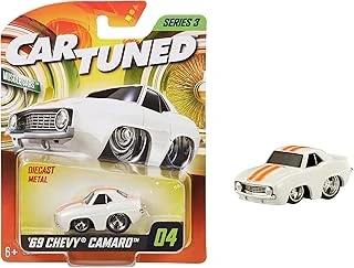 Mga Entertaintment Cartuned S3 1969 Chevy Camaro - Beyaz Muscle Araba ürün görseli 1