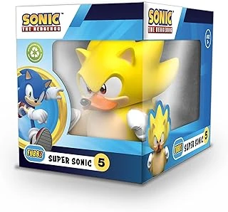 Tubbz Box-Edition Super Sonic Koleksiyoncu Vinil Kauçuk Ördek Figürü - Resmi Sonic Der Hedgehog Merchandise - Televizyon, Film & Video Oyunları ürün görseli 1