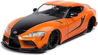 Jada Modeli Toyota Gr Supra Turuncu Hızlı Öfkeli 9 F9 Ölçek 1:24 32097 ürün görseli 1