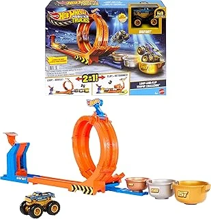 Trucks Döngü Takla Bigfoot Oyun Parkuru Trucks Döngü Takla Bigfoot Oyun Parkuru Metal Bigfoot Oyuncak Aracı Jbx64 ürün görseli 1