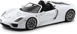 Welly Porsche 918 Spyder Cabriolet Gri Metalik 1:18 ürün görseli 1