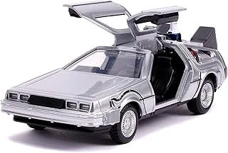 Jada, 253252003, Geleceğe Dönüş 2 Zaman Makinası Oyuncak Araba , Ayrıntılı İç Mekan, 1:32 Ölçek, Açılabilir Kapılar, Lisanslı, Back To The Future 2 Time Machine Car ürün görseli 1