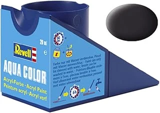 Revell - Su Bazlı Maket Boyası Katran Siyahı Mat Ml (36106) ürün görseli 1